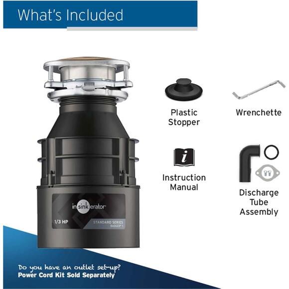 InSinkErator Badger 5 1/2 HP Standard Series Garbage Disposal - Picture 5 of 9